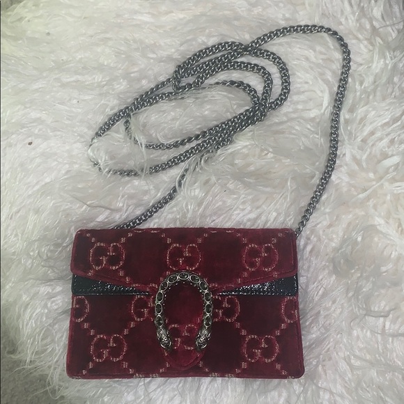 Gucci Velvet Monogram Super Mini Dionysus - Picture 2 of 8